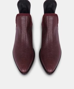 Calzadocalzado MICUIR Limited Edition | Frida Boots Granate Special Edition 4Cm