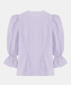 Ropa MICUIR | Blusa Manon Vichy Lila