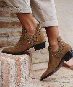 Calzadocalzado MICUIR Botines Planos | Nay Boots Tostado 4Cm
